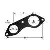 AP Exhaust Exhaust Pipe Flange Gasket APE-4731