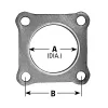 AP Exhaust Exhaust Pipe Flange Gasket APE-9011