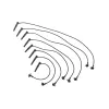 DENSO Auto Parts Spark Plug Wire Set DEN-671-8095