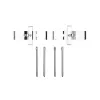 Dynamic Friction Company DFC Disc Brake Hardware Kit DFC-340-74016
