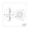 Dynamic Friction Company Disc Brake Rotor DFC-600-20016