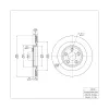 Dynamic Friction Company Disc Brake Rotor DFC-600-20018