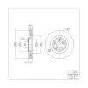 Dynamic Friction Company Disc Brake Rotor DFC-600-20020