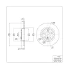 Dynamic Friction Company Disc Brake Rotor DFC-600-20037
