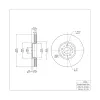 Dynamic Friction Company Disc Brake Rotor DFC-600-27045