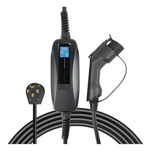 Lectron 240V 32 Amp Level 2 EV Charger with 15ft Extension Cord J1772 Cable & NEMA 14-50 Plug Electric Vehicle Charger EVCHARGE14-50-32AN