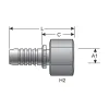 Gates Hydraulic Coupling / Adapter GAT-G20645-1018