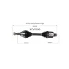 GSP CV Axle Assembly GSP-NCV10040