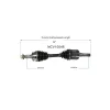 GSP CV Axle Assembly GSP-NCV10046