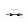 GSP CV Axle Assembly GSP-NCV10238