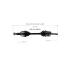 GSP CV Axle Assembly GSP-NCV10253