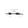 GSP CV Axle Assembly GSP-NCV10641