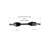 GSP CV Axle Assembly GSP-NCV11032