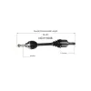 GSP CV Axle Assembly GSP-NCV11046