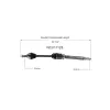 GSP CV Axle Assembly GSP-NCV11128