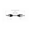 GSP CV Axle Assembly GSP-NCV11208
