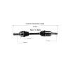 GSP CV Axle Assembly GSP-NCV11508