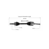 GSP CV Axle Assembly GSP-NCV11576