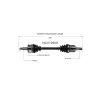 GSP CV Axle Assembly GSP-NCV12509