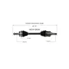 GSP CV Axle Assembly GSP-NCV12535