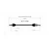 GSP CV Axle Assembly GSP-NCV12568