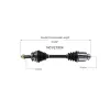 GSP CV Axle Assembly GSP-NCV21504