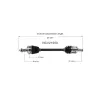 GSP CV Axle Assembly GSP-NCV21550