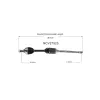 GSP CV Axle Assembly GSP-NCV27523