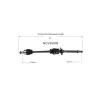 GSP CV Axle Assembly GSP-NCV36009