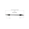 GSP CV Axle Assembly GSP-NCV36016