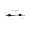 GSP CV Axle Assembly GSP-NCV36125