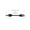 GSP CV Axle Assembly GSP-NCV36510