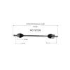 GSP CV Axle Assembly GSP-NCV37530