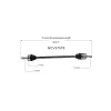 GSP CV Axle Assembly GSP-NCV37575