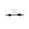 GSP CV Axle Assembly GSP-NCV47018