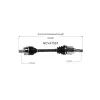GSP CV Axle Assembly GSP-NCV47557