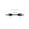 GSP CV Axle Assembly GSP-NCV47591