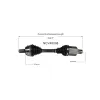 GSP CV Axle Assembly GSP-NCV48008