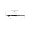 GSP CV Axle Assembly GSP-NCV53018