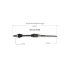 GSP CV Axle Assembly GSP-NCV53048