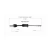 GSP CV Axle Assembly GSP-NCV53107