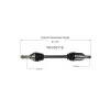 GSP CV Axle Assembly GSP-NCV53115