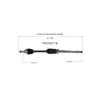 GSP CV Axle Assembly GSP-NCV53116