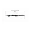 GSP CV Axle Assembly GSP-NCV53912