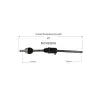 GSP CV Axle Assembly GSP-NCV53916