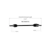 GSP CV Axle Assembly GSP-NCV69019