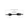 GSP CV Axle Assembly GSP-NCV69020