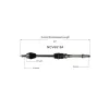 GSP CV Axle Assembly GSP-NCV69184
