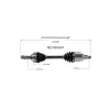 GSP CV Axle Assembly GSP-NCV69501