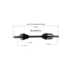 GSP CV Axle Assembly GSP-NCV69513